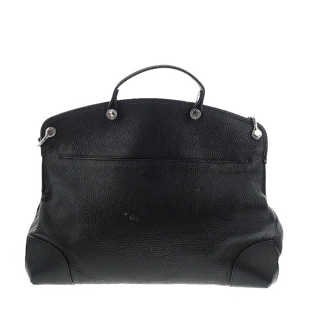 Furla Black Pebbled Leather Bag - Piper Style - Picture 3 of 7